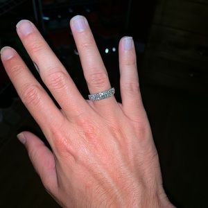 14K White Gold with 58 Diamonds, 1.41 carats.